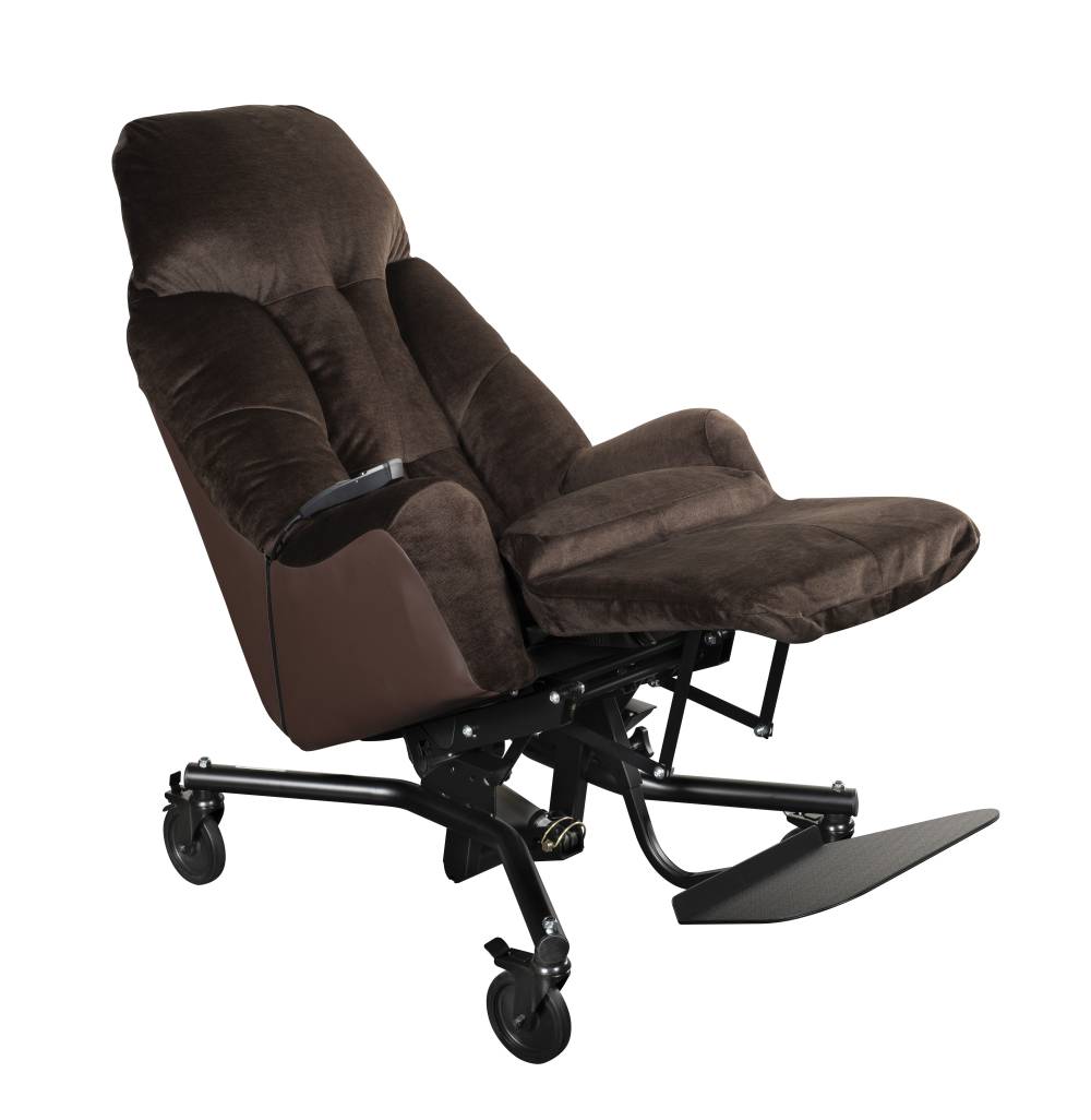 fauteuil à pousser électrique et aide au transfert debout STARLEV II